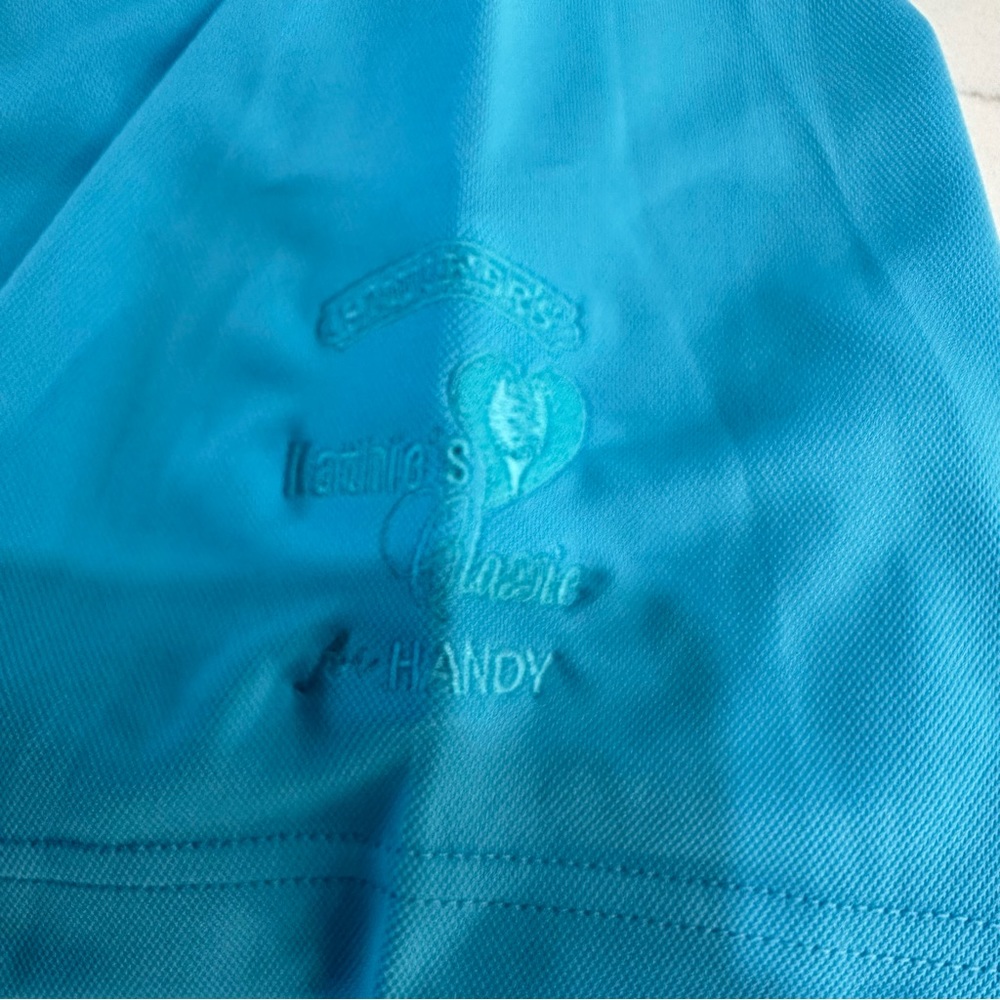 Page & Tuttle Blue Golf Polo Shirt Cool Swing Technology Size Large NEW - Picture 3 of 6